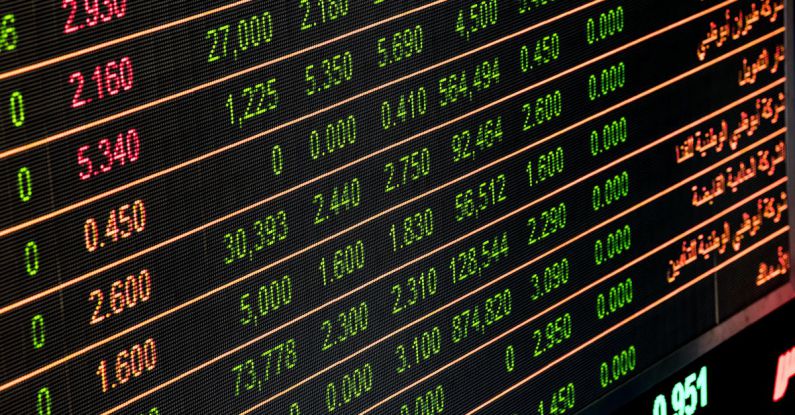 Mutual Funds - Numbers on Monitor