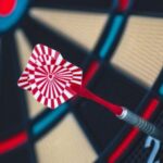 Strategies - Red and White Dart on Darts Board