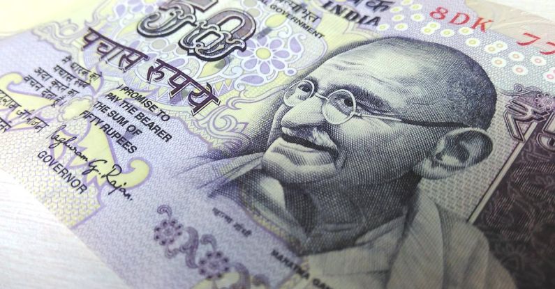 Stocks - 50 Indian Rupee Banknote